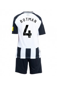 Fotbalové Dres Newcastle United Sven Botman #4 Dětské Domácí Oblečení 2024-25 Krátký Rukáv (+ trenýrky)